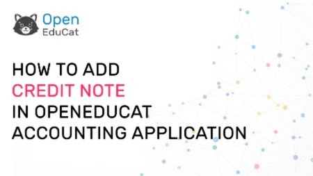   How to add Credit note 